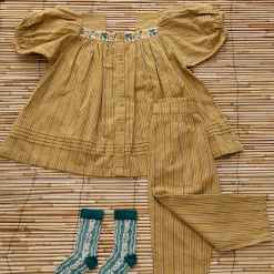 Tunique in Curry Transat Stripe by Bonjour