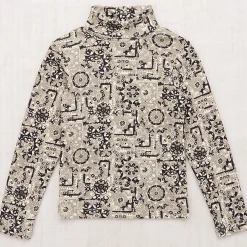 Turtleneck in Seal Gray Medallion by Misha & Puff