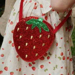 Tut Strawberry Shoulder Bag in Barbados Cherry by Konges Slojd