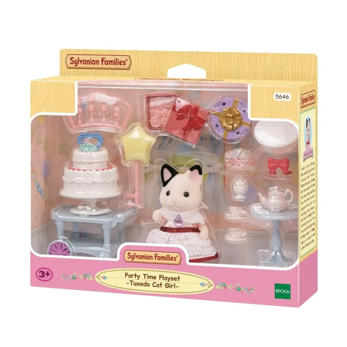 Tuxedo Cat Girl Party Time Playset by Sylvanian Families