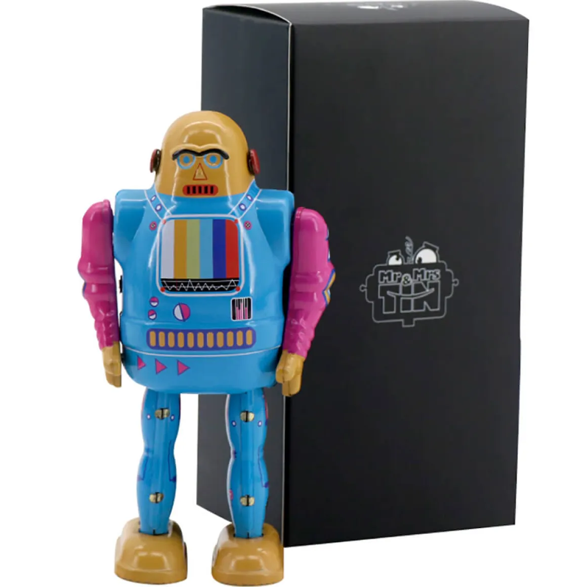 TV Bot Wind Up Tin Robot (Limited Edition) by Mr & Mrs Tin