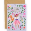 Twinkle Toes Birthday Greetings Card by Mifkins