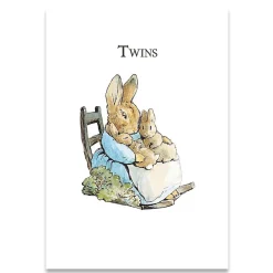 Twins Greetings Card by Beatrix Potter for Hype Card