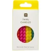 Twirl Birthday Candles in Rainbow by Talking Tables