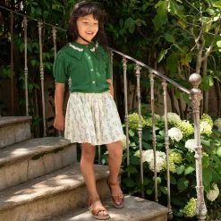 Twirly Skirt in Floral Vine Print by Lali - Last Ones In Stock - 2-5 Years