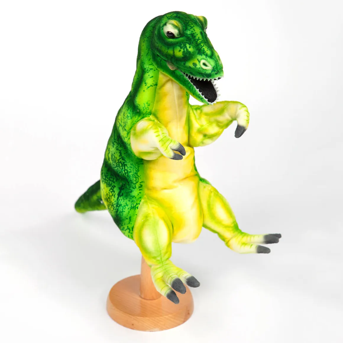 Tyrannosaurus Rex Hand Puppet in Green (50cm) by Hansa