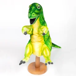 Tyrannosaurus Rex Hand Puppet in Green (50cm) by Hansa
