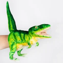 Tyrannosaurus Rex Hand Puppet in Green (50cm) by Hansa