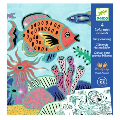 Under The Sea Shiny Colouring by Djeco