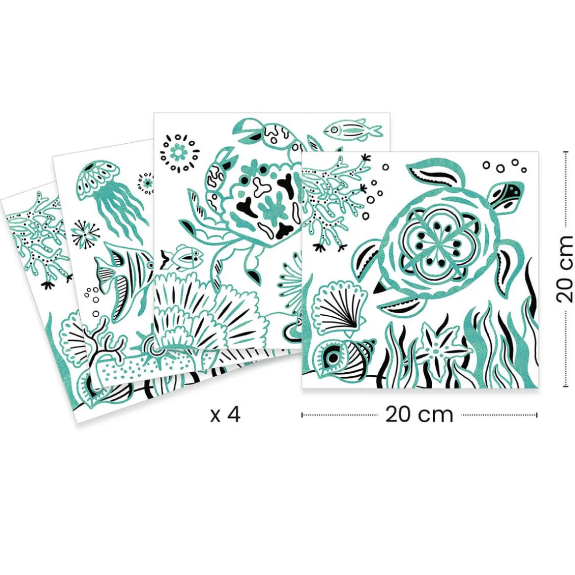 Under The Sea Shiny Colouring by Djeco
