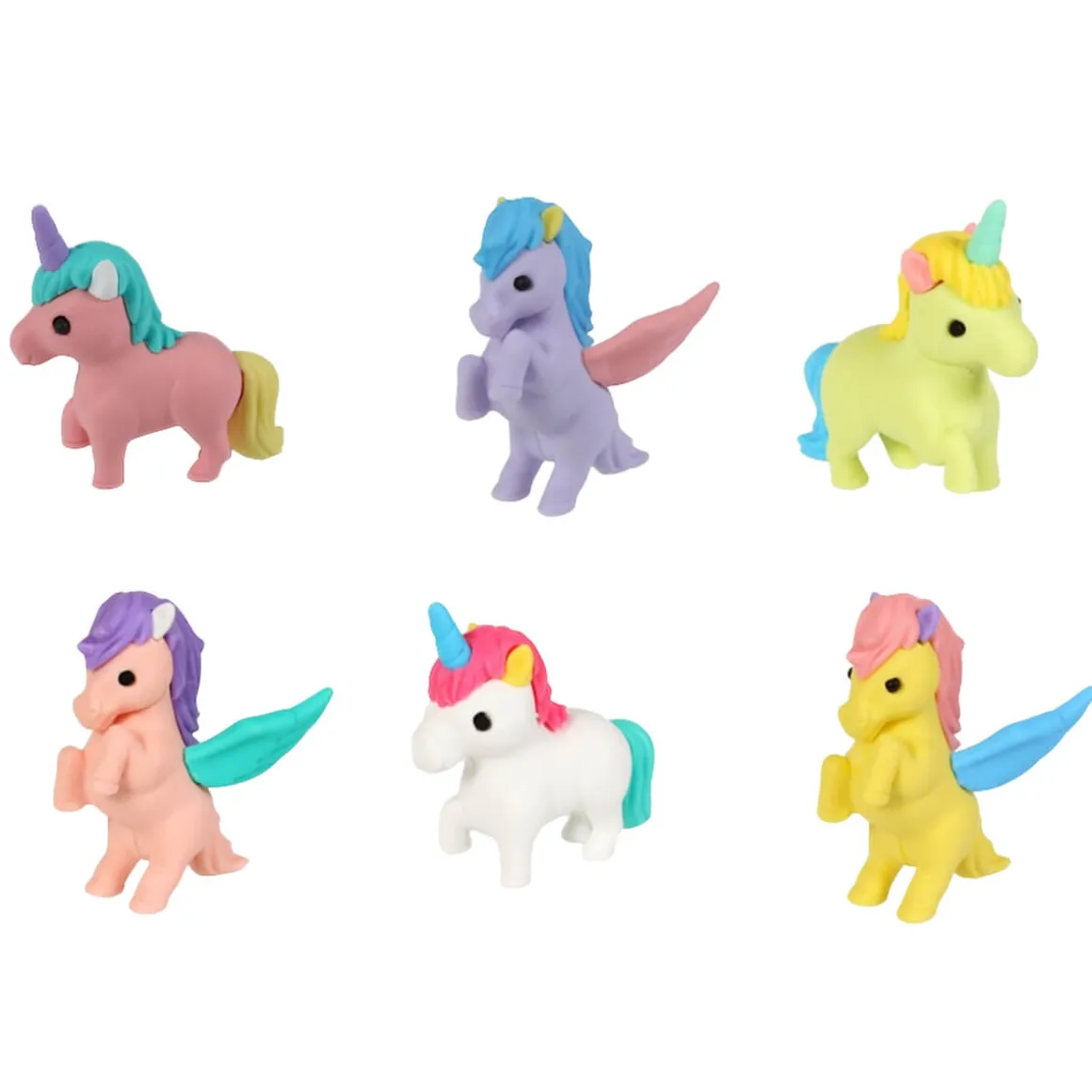 Unicorn And Pegasus Puzzle Eraser by Iwako Japan