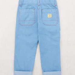 Utility Jeans in Baby Blue by Misha & Puff