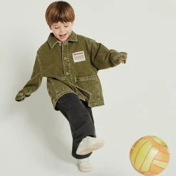 Uzatown Kid's Jacket in Olive by American Vintage