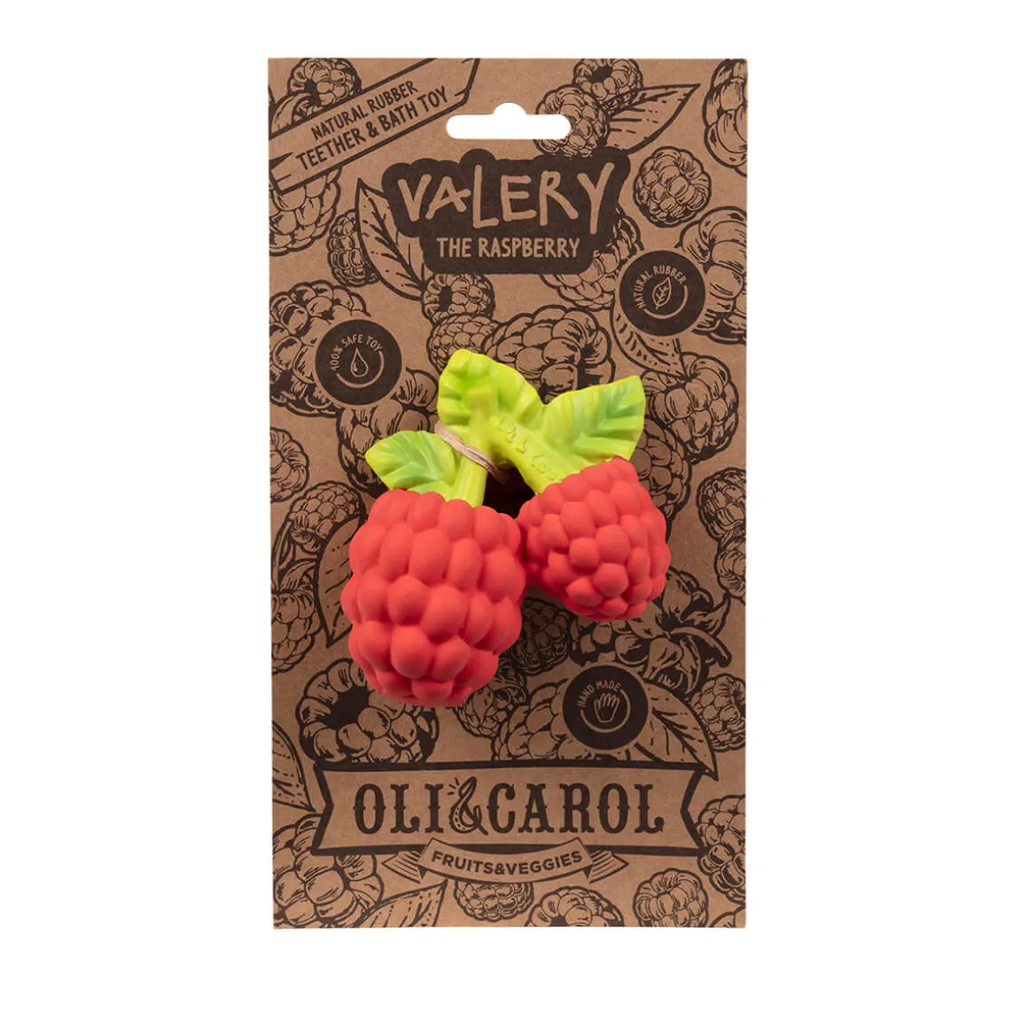 Valery the Raspberry Teether by Oli & Carol