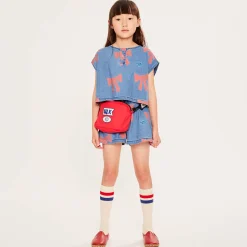 Vela Top in Twill Denim by Wynken
