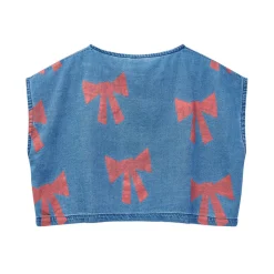 Vela Top in Twill Denim by Wynken