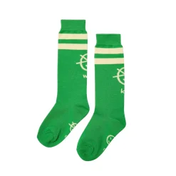 Vela Wynken Sock in Fresh Green / Ecru by Wynken