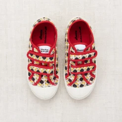 Velcro Sneaker in Licorice Lattice by Misha & Puff
