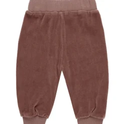 Velour Relaxed Sweatpant in Cranberry by Quincy Mae