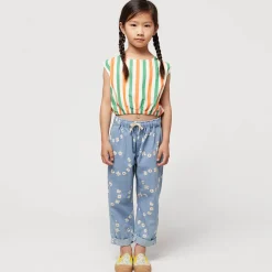 Vertical Stripes Woven Top by Bobo Choses - Last Ones In Stock - 6-9 Years