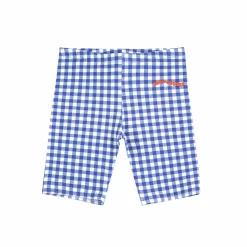 Vichy Legging Shorts in Blue by Bobo Choses