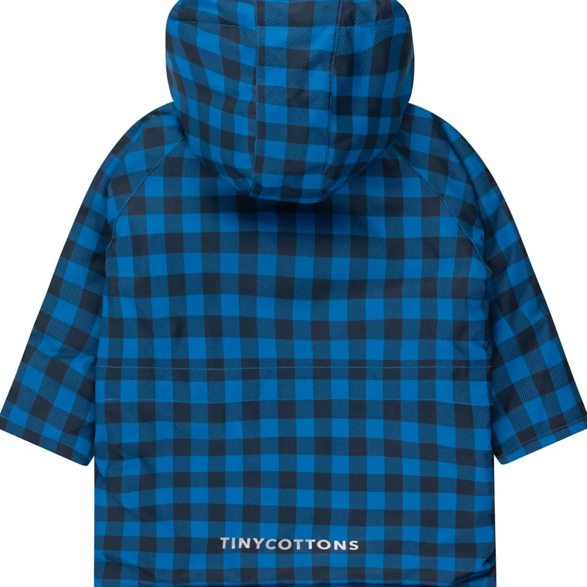 Vichy Snow Jacket in Blue / Navy by Tinycottons