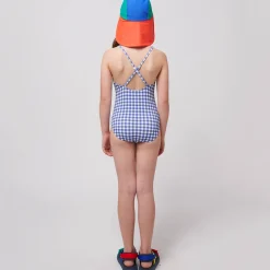 Vichy Swimsuit in Blue by Bobo Choses