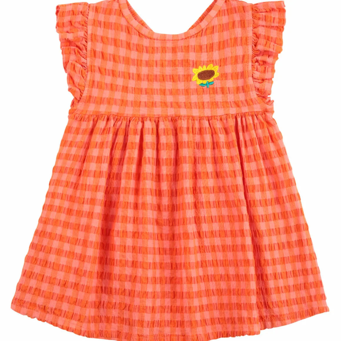 Vichy Woven Baby Dress by Bobo Choses