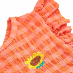 Vichy Woven Baby Dress by Bobo Choses