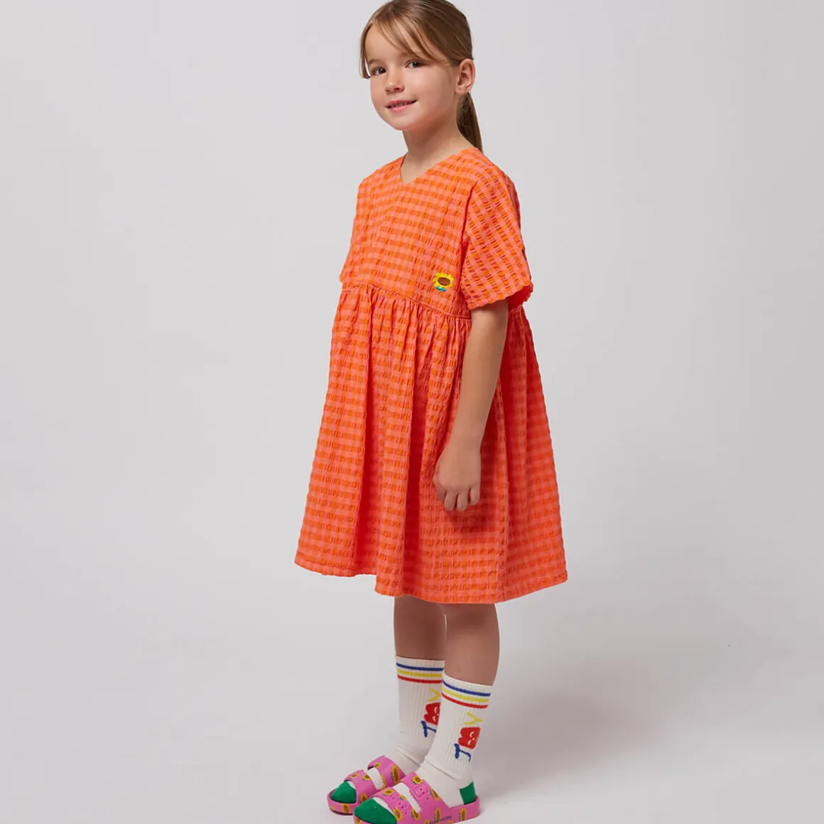 Vichy Woven Dress by Bobo Choses