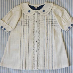 Victoire Tunic in Ivory by Bonjour - Last Ones In Stock - 6-8 Years