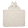 Vilas Rabbit Hooded Baby Towel in Sandy by Liewood