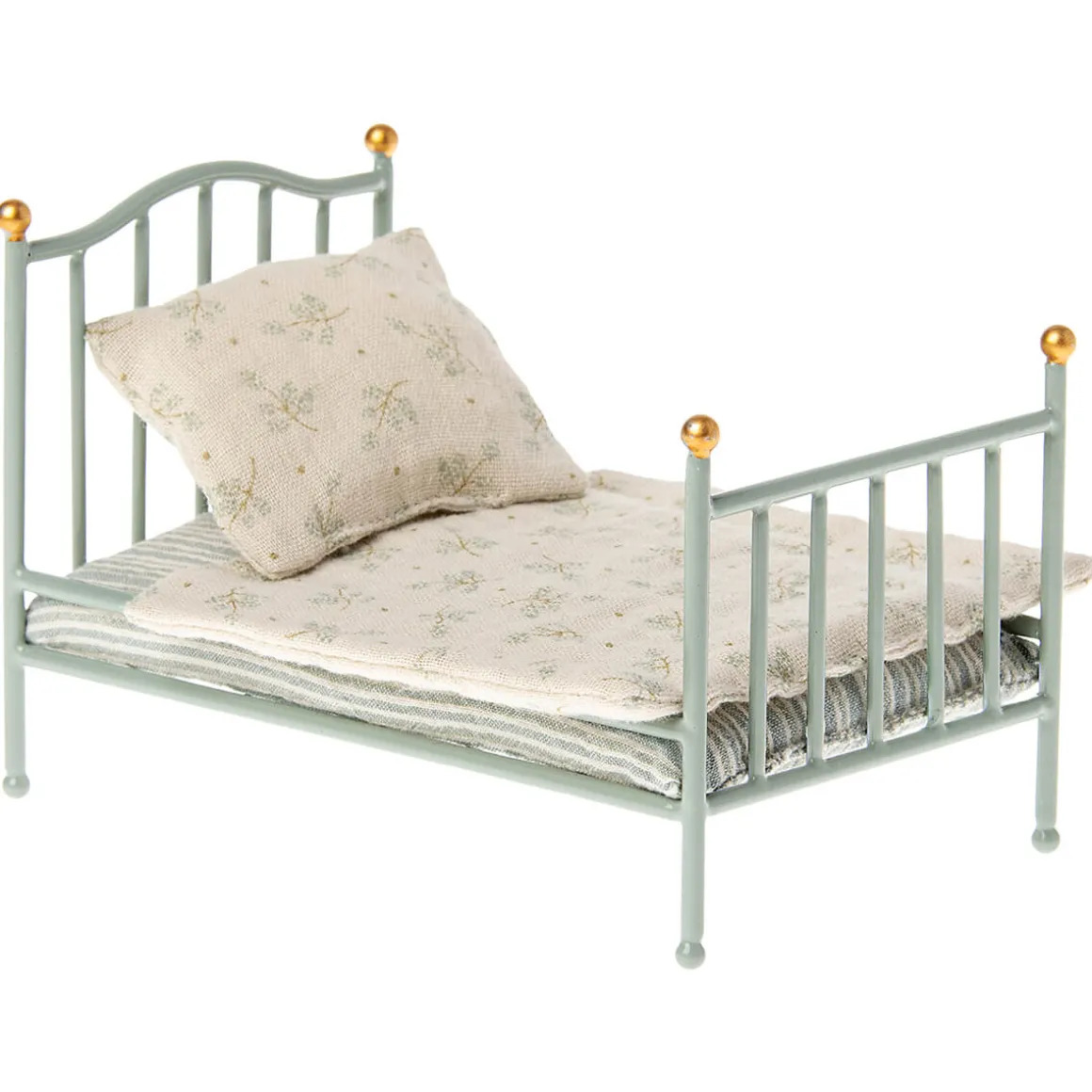 Vintage Bed for Mouse in Mint by Maileg