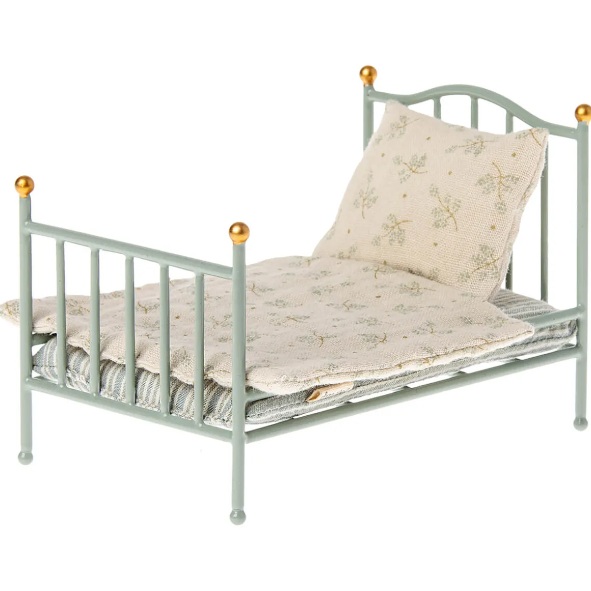 Vintage Bed for Mouse in Mint by Maileg