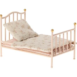 Vintage Bed for Mouse in Rose by Maileg
