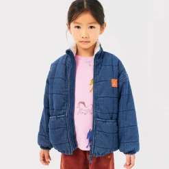 Vintage Quilted Denim Jacket by Bobo Choses