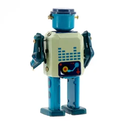 Vinyl Bot Wind Up Tin Robot (Limited Edition) by Mr & Mrs Tin