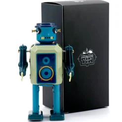 Vinyl Bot Wind Up Tin Robot (Limited Edition) by Mr & Mrs Tin