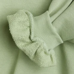 Violin Sweatshirt in Green by Mini Rodini