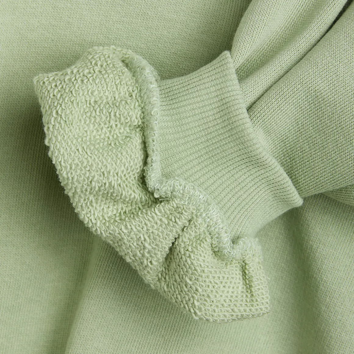 Violin Sweatshirt in Green by Mini Rodini