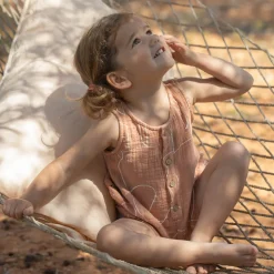 Viviana Overall in Apricot by 1+ in the Family - Last One In Stock - 6 Months