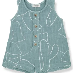 Viviana Overall in Shark by 1+ in the Family - Last Ones In Stock - 6-12 Months