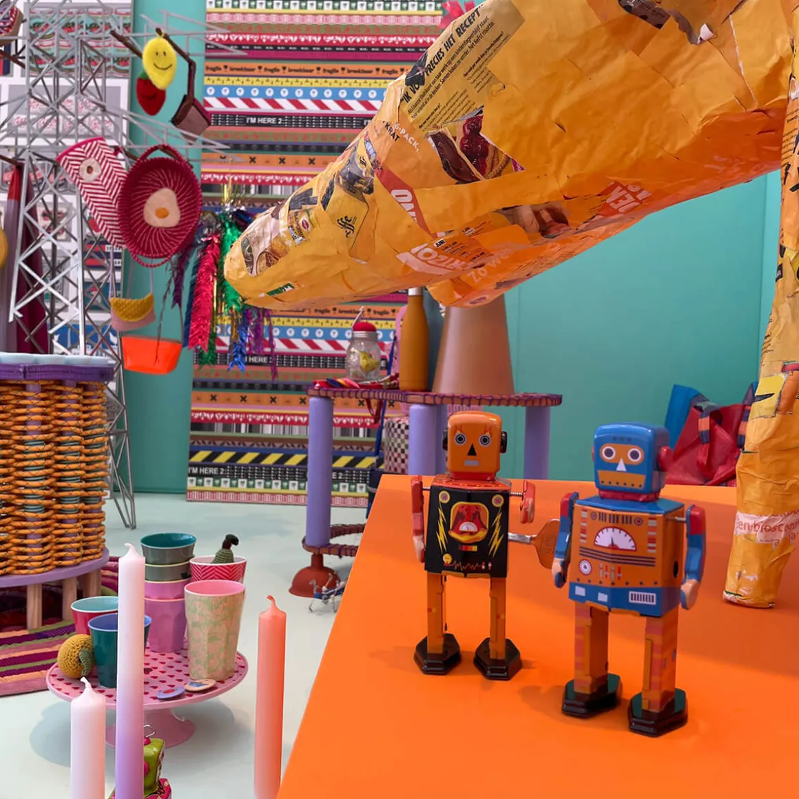 Volcano Bot Wind Up Tin Robot (Limited Edition) by Mr & Mrs Tin