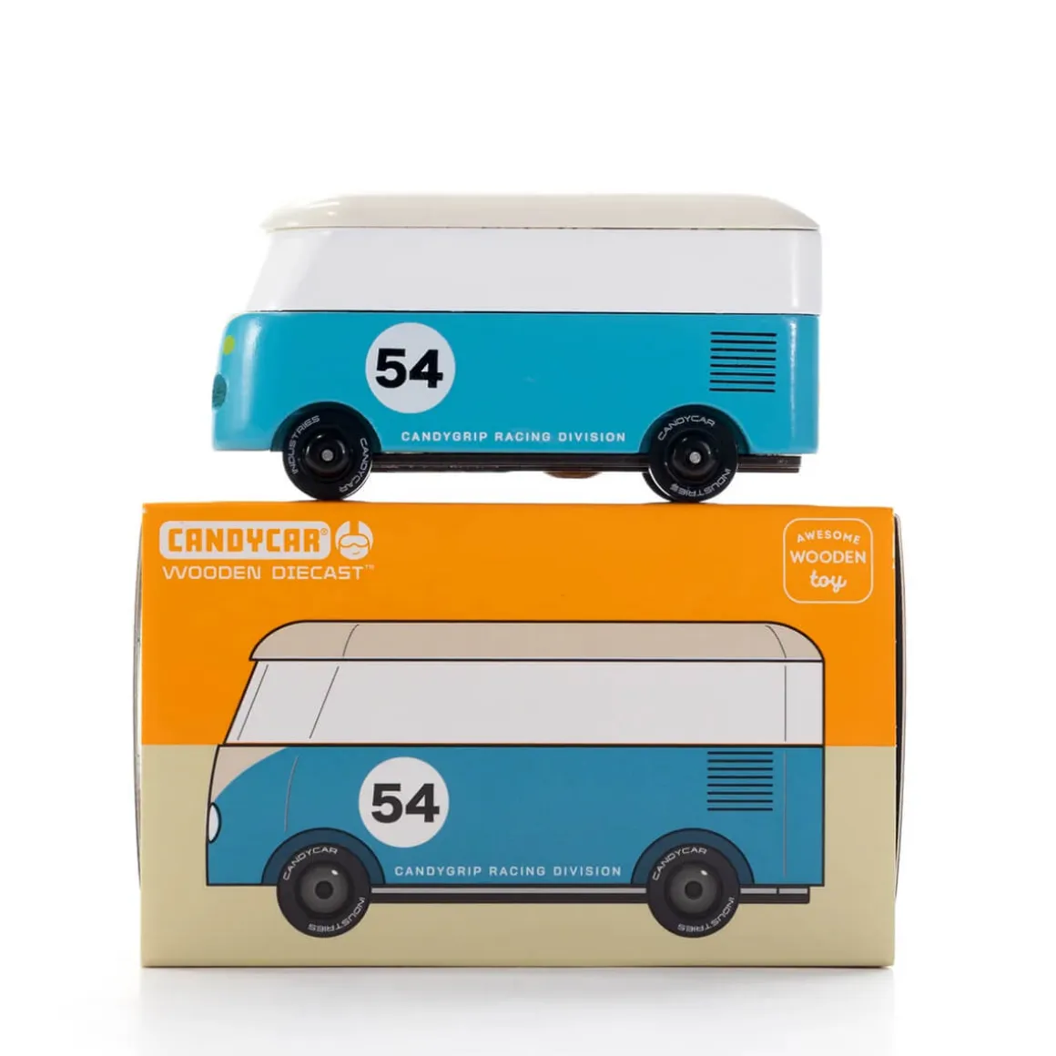 VW T1 Smoky Blue Van Mini Candyvan By Candylab Toys