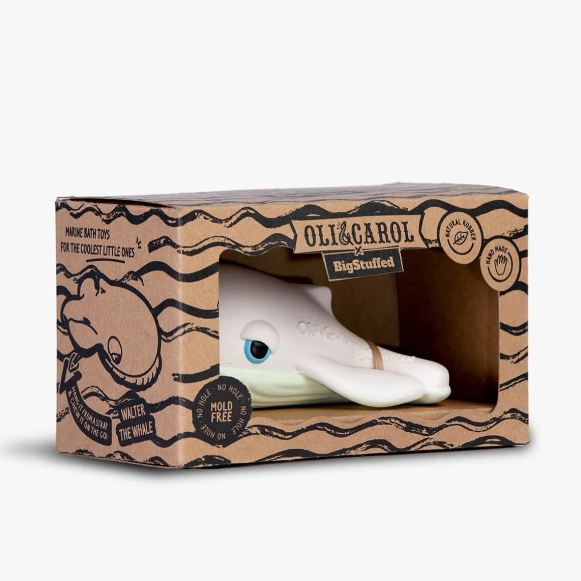 Walter the Whale Bath Toy by Oli & Carol
