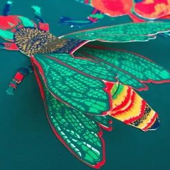 Wasp Shaped Greetings Card by East End Press