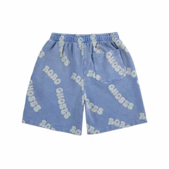 Wavy Bobo Choses All Over Waffle Bermuda Shorts by Bobo Choses