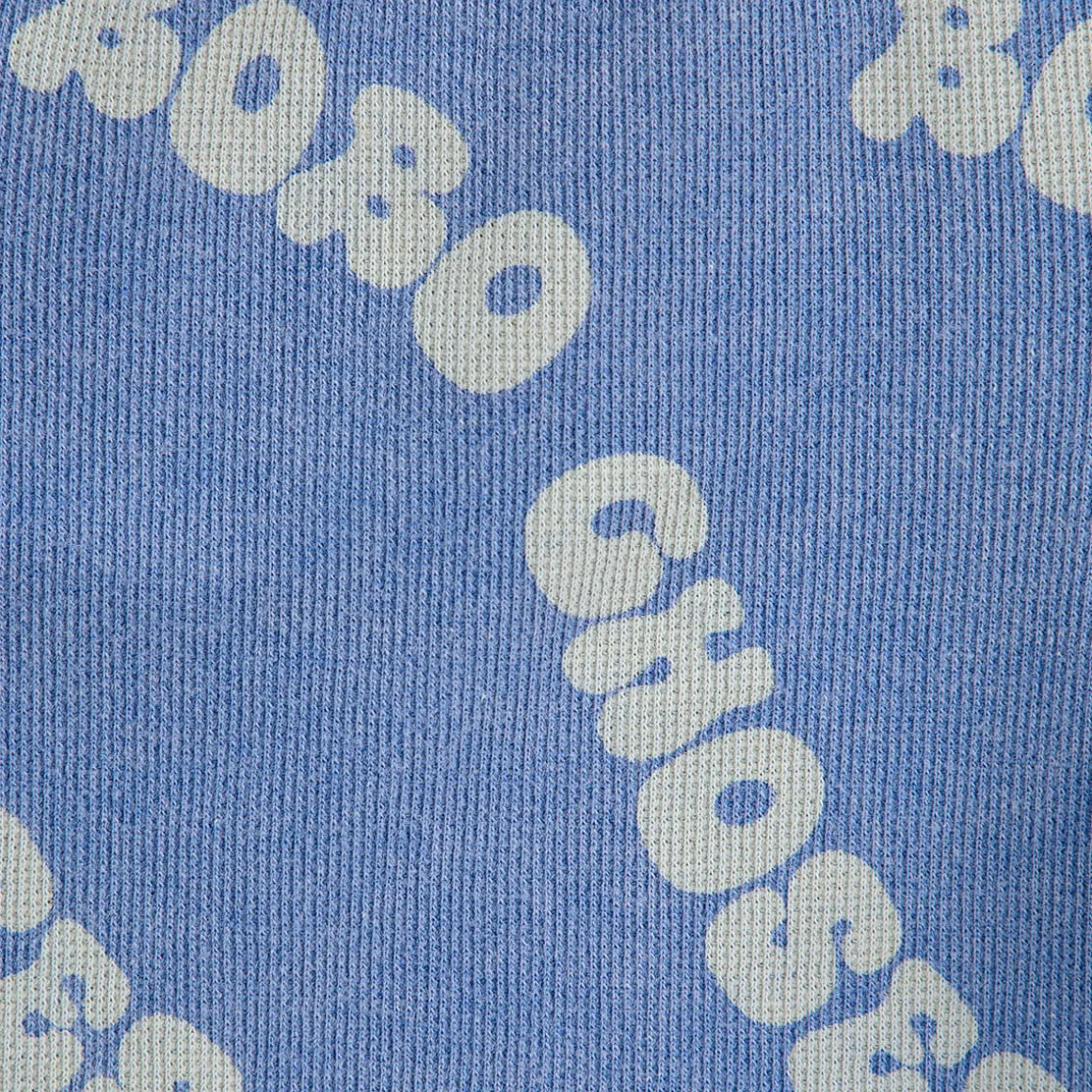 Wavy Bobo Choses All Over Waffle Bermuda Shorts by Bobo Choses