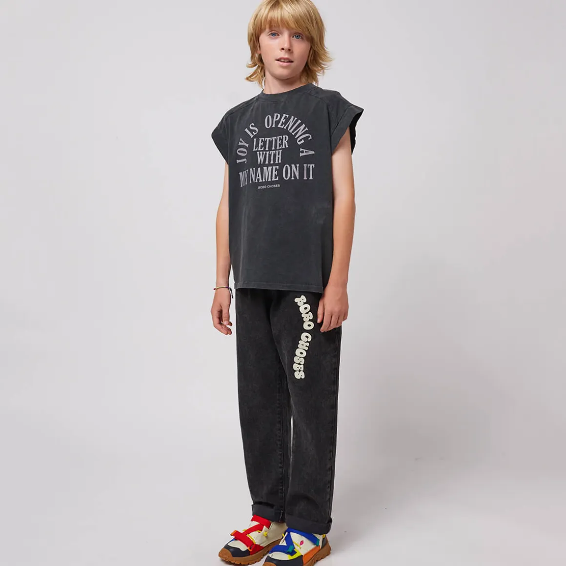 Wavy Bobo Choses Denim Pants by Bobo Choses