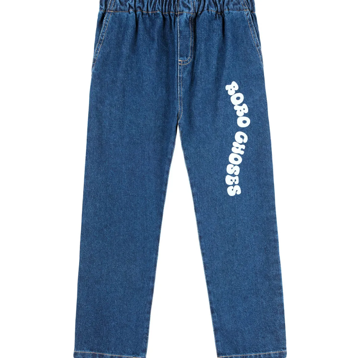 Wavy Bobo Choses Mid Denim Pants by Bobo Choses